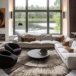 Kerek szőnyeg - Event (szürke)