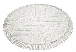 Kerek szőnyeg - Fallon Natural Cotton Shaggy (offwhite)