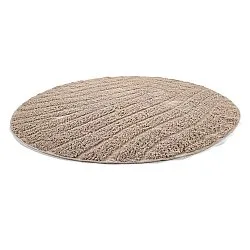 Kerek szőnyeg - Farley Natural Cotton Shaggy (bézs)