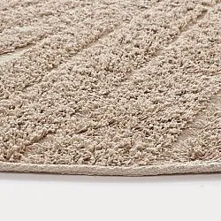 Kerek szőnyeg - Farley Natural Cotton Shaggy (bézs)