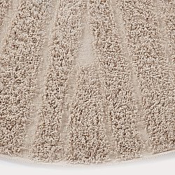 Kerek szőnyeg - Farley Natural Cotton Shaggy (bézs)