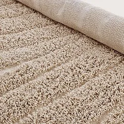 Kerek szőnyeg - Farley Natural Cotton Shaggy (bézs)