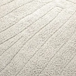 Kerek szőnyeg - Farley Natural Cotton Shaggy (piszkosfehér)