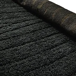 Shaggy szőnyeg - Farley Natural Cotton Shaggy (fekete)