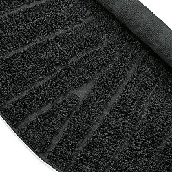 Kerek szőnyeg - Farley Natural Cotton Shaggy (fekete)