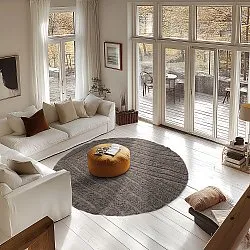 Kerek szőnyeg - Farley Natural Cotton Shaggy (tópszín)