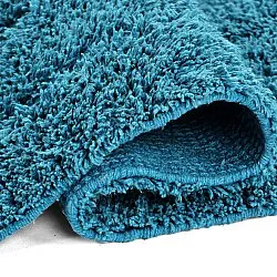 Shaggy szőnyeg - Farley Natural Cotton Shaggy (türkiz)