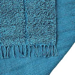Shaggy szőnyeg - Farley Natural Cotton Shaggy (türkiz)