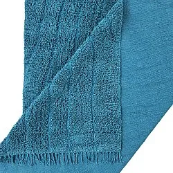 Shaggy szőnyeg - Farley Natural Cotton Shaggy (türkiz)