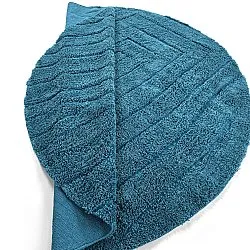 Kerek szőnyeg - Farley Natural Cotton Shaggy (türkiz)