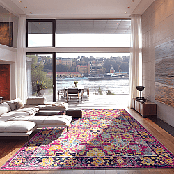 Wilton szőnyeg - Fernana (rózsaszín/többszínű)