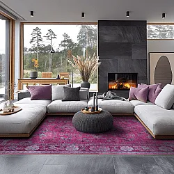 Wilton szőnyeg - Gombalia (rózsaszín)