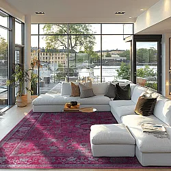 Wilton szőnyeg - Gombalia (rózsaszín)