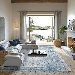 Wilton szőnyeg - Gombalia (ljuskék)