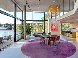 Kerek szőnyeg - Guillos (lila)