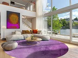 Kerek szőnyeg - Guillos (lila)