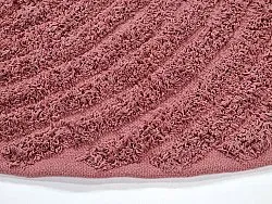 Kerek szőnyeg - Halo Natural Cotton Shaggy (piros)