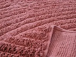 Kerek szőnyeg - Halo Natural Cotton Shaggy (piros)