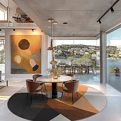 Kerek szőnyeg - Hazel (többszínű)