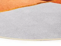 Kerek szőnyeg - Hazel (narancs/többszínű)