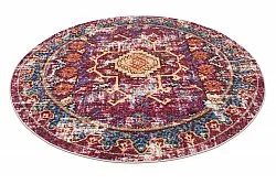 Kerek szőnyeg - Idri (bordó/többszínű)