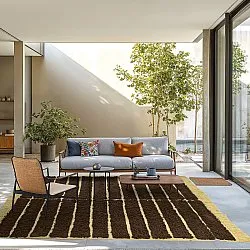 Shaggy szőnyeg - Ikara Natural Cotton Shaggy (barna)