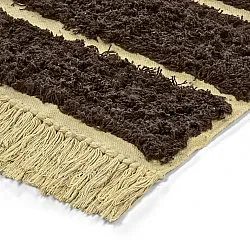 Shaggy szőnyeg - Ikara Natural Cotton Shaggy (barna)