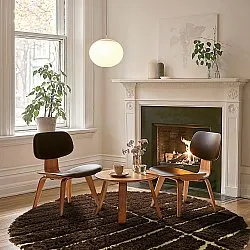 Kerek szőnyeg - Ikara Natural Cotton Shaggy (barna)