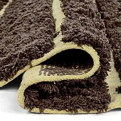 Kerek szőnyeg - Ikara Natural Cotton Shaggy (barna)