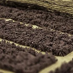 Kerek szőnyeg - Ikara Natural Cotton Shaggy (barna)