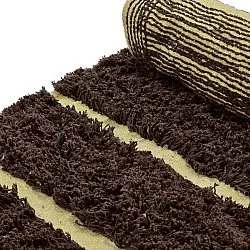 Kerek szőnyeg - Ikara Natural Cotton Shaggy (barna)