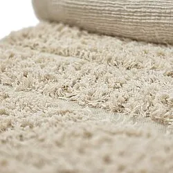 Shaggy szőnyeg - Ikara Natural Cotton Shaggy (krém)