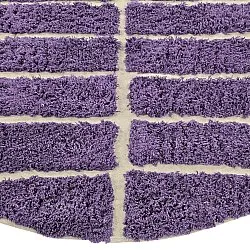 Kerek szőnyeg - Ikara Natural Cotton Shaggy (lila)