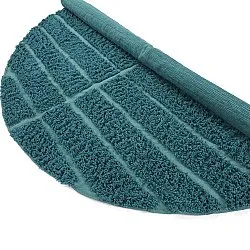 Kerek szőnyeg - Ikara Natural Cotton Shaggy (türkiz)