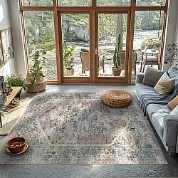 Wilton szőnyeg - Javis (kék/többszínű)