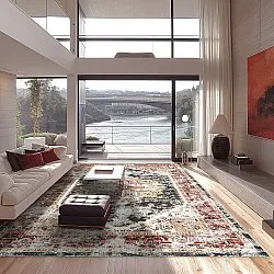 Wilton szőnyeg - Javis (piros/többszínű)