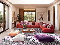 Wilton szőnyeg - Jedaida (rózsaszín/többszínű)