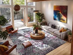 Wilton szőnyeg - Jedaida (rózsaszín/többszínű)