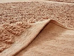 Kerek szőnyeg - Jovie Natural Cotton Shaggy (terrakotta)