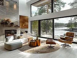 Kerek szőnyeg - Kebira (bezs)