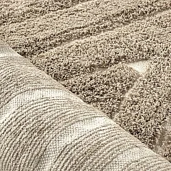 Shaggy szőnyeg - Kindon Natural Cotton Shaggy (bézs/fehér)