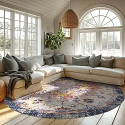 Kerek szőnyeg - Lamta (többszínű)