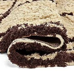 Kerek szőnyeg - Lana Natural Cotton Shaggy (bézs/barna)