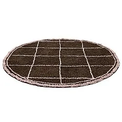 Kerek szőnyeg - Lana Natural Cotton Shaggy (barna)