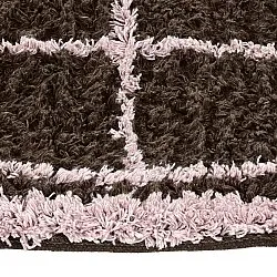 Kerek szőnyeg - Lana Natural Cotton Shaggy (barna)