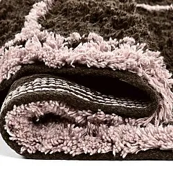 Kerek szőnyeg - Lana Natural Cotton Shaggy (barna)