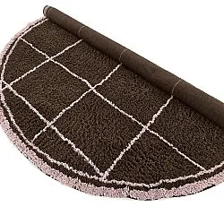 Kerek szőnyeg - Lana Natural Cotton Shaggy (barna)
