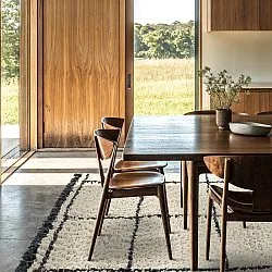 Shaggy szőnyeg - Lana Natural Cotton Shaggy (krém/sötétszürke)