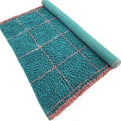 Shaggy szőnyeg - Lana Natural Cotton Shaggy (türkiz/rózsaszín)