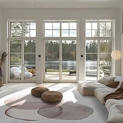 Wilton szőnyeg - Layon (szürke/rózsaszín)